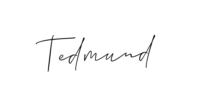 Similarly Allison_Script is the best handwritten signature design. Signature creator online .You can use it as an online autograph creator for name Tedmund. Tedmund signature style 2 images and pictures png