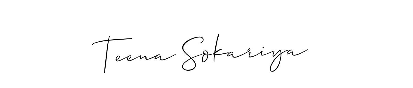 See photos of Teena Sokariya official signature by Spectra . Check more albums & portfolios. Read reviews & check more about Allison_Script font. Teena Sokariya signature style 2 images and pictures png