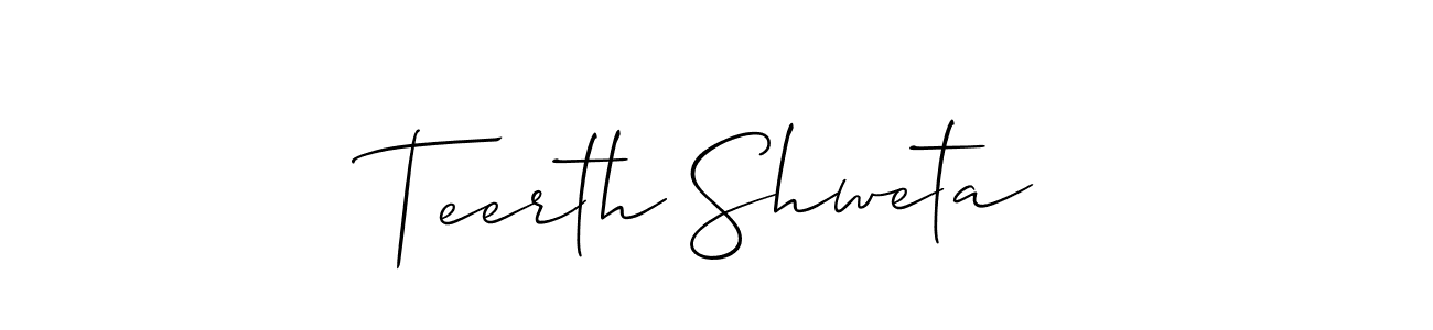 See photos of Teerth Shweta official signature by Spectra . Check more albums & portfolios. Read reviews & check more about Allison_Script font. Teerth Shweta signature style 2 images and pictures png