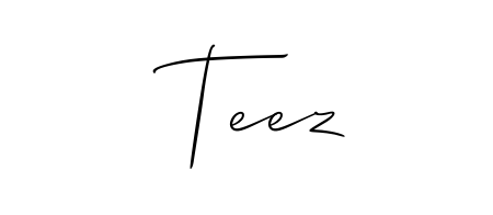 Make a beautiful signature design for name Teez. Use this online signature maker to create a handwritten signature for free. Teez signature style 2 images and pictures png