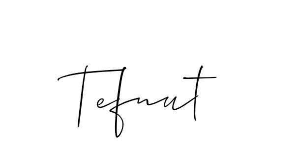 How to make Tefnut name signature. Use Allison_Script style for creating short signs online. This is the latest handwritten sign. Tefnut signature style 2 images and pictures png