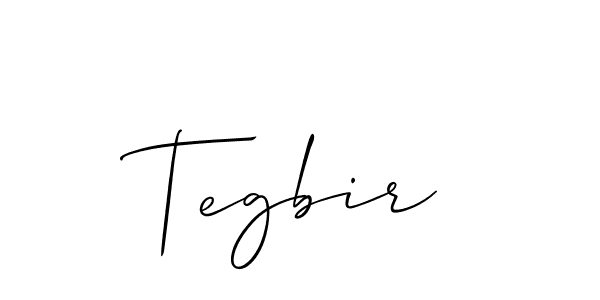 if you are searching for the best signature style for your name Tegbir. so please give up your signature search. here we have designed multiple signature styles  using Allison_Script. Tegbir signature style 2 images and pictures png