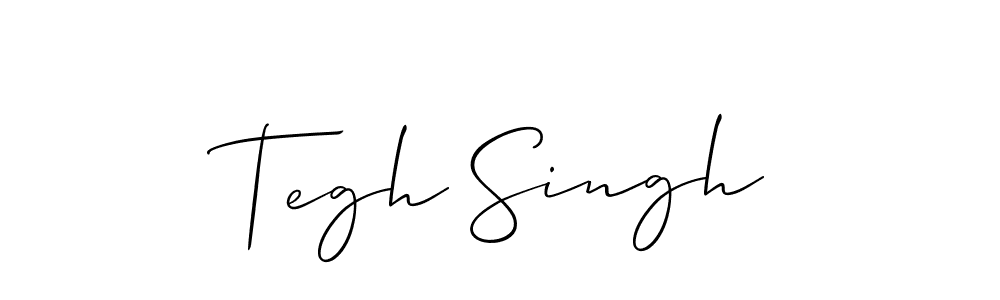 Also we have Tegh Singh name is the best signature style. Create professional handwritten signature collection using Allison_Script autograph style. Tegh Singh signature style 2 images and pictures png