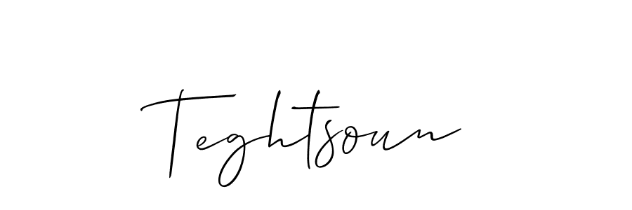 Also we have Teghtsoun name is the best signature style. Create professional handwritten signature collection using Allison_Script autograph style. Teghtsoun signature style 2 images and pictures png