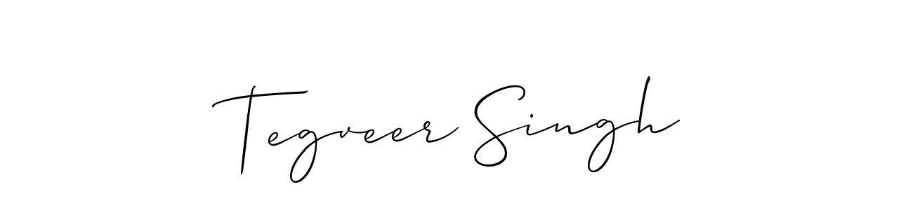 if you are searching for the best signature style for your name Tegveer Singh. so please give up your signature search. here we have designed multiple signature styles  using Allison_Script. Tegveer Singh signature style 2 images and pictures png
