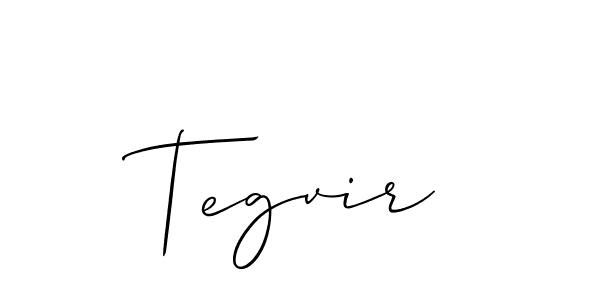 Make a beautiful signature design for name Tegvir. Use this online signature maker to create a handwritten signature for free. Tegvir signature style 2 images and pictures png