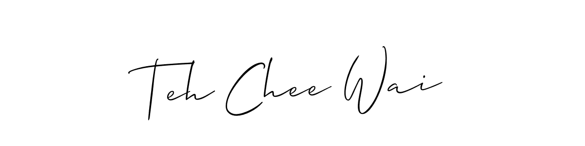 Here are the top 10 professional signature styles for the name Teh Chee Wai. These are the best autograph styles you can use for your name. Teh Chee Wai signature style 2 images and pictures png