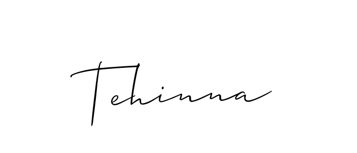 Also we have Tehinna name is the best signature style. Create professional handwritten signature collection using Allison_Script autograph style. Tehinna signature style 2 images and pictures png