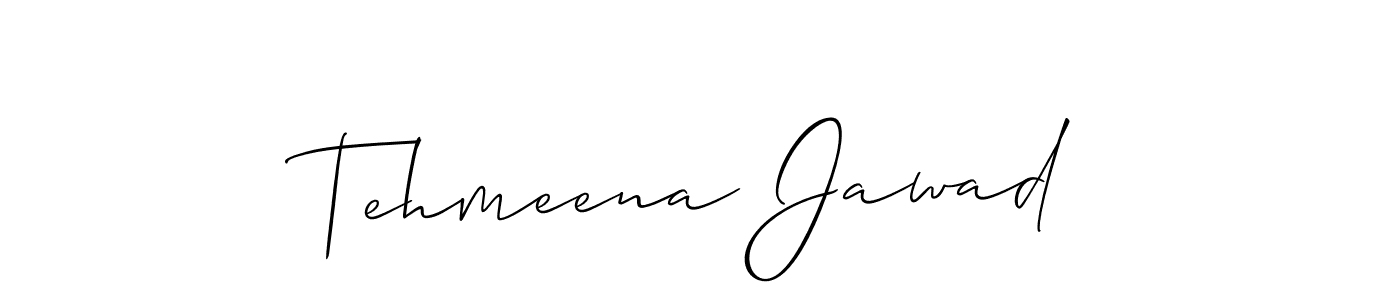 Once you've used our free online signature maker to create your best signature Allison_Script style, it's time to enjoy all of the benefits that Tehmeena Jawad name signing documents. Tehmeena Jawad signature style 2 images and pictures png