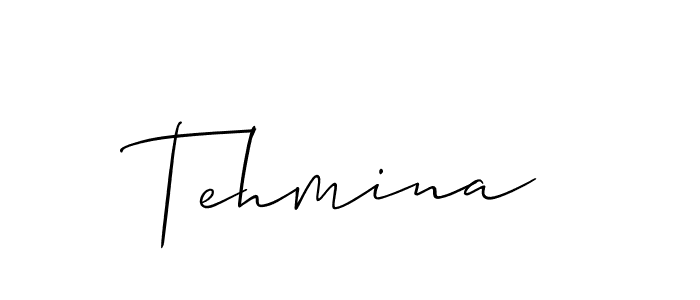 Create a beautiful signature design for name Tehmina. With this signature (Allison_Script) fonts, you can make a handwritten signature for free. Tehmina signature style 2 images and pictures png
