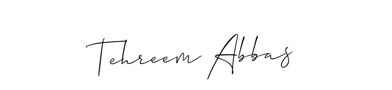 Once you've used our free online signature maker to create your best signature Allison_Script style, it's time to enjoy all of the benefits that Tehreem Abbas name signing documents. Tehreem Abbas signature style 2 images and pictures png