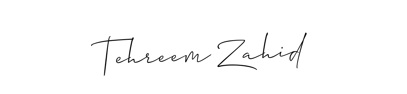 Check out images of Autograph of Tehreem Zahid name. Actor Tehreem Zahid Signature Style. Allison_Script is a professional sign style online. Tehreem Zahid signature style 2 images and pictures png