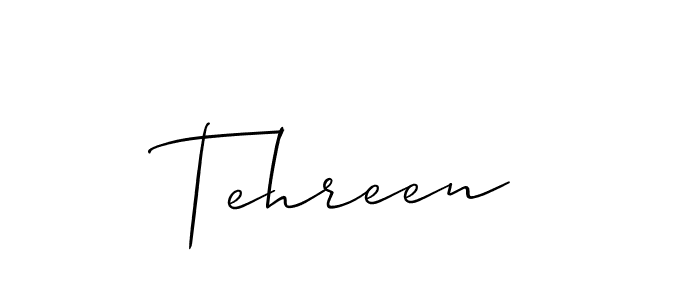 How to Draw Tehreen signature style? Allison_Script is a latest design signature styles for name Tehreen. Tehreen signature style 2 images and pictures png