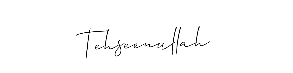 How to Draw Tehseenullah signature style? Allison_Script is a latest design signature styles for name Tehseenullah. Tehseenullah signature style 2 images and pictures png
