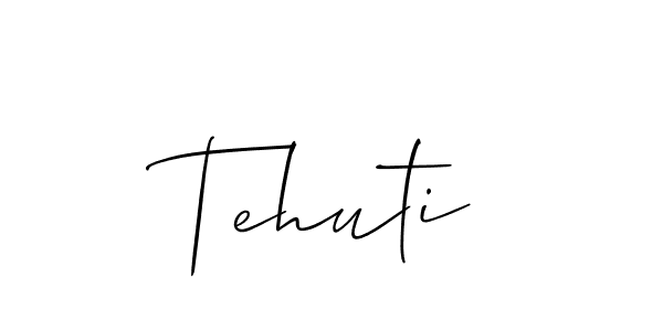 Use a signature maker to create a handwritten signature online. With this signature software, you can design (Allison_Script) your own signature for name Tehuti. Tehuti signature style 2 images and pictures png