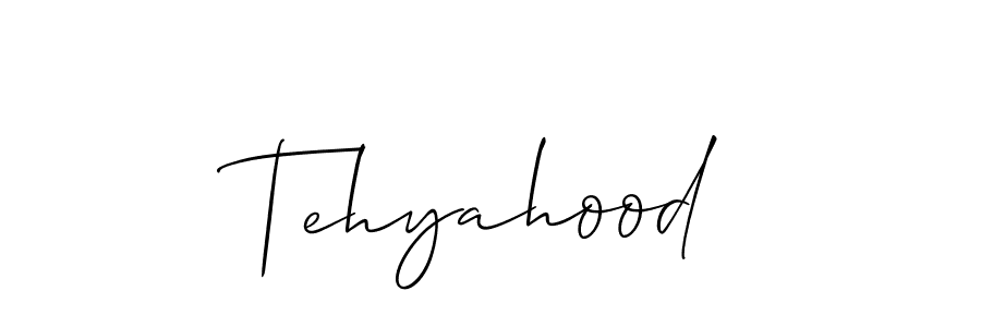 Make a beautiful signature design for name Tehyahood. Use this online signature maker to create a handwritten signature for free. Tehyahood signature style 2 images and pictures png