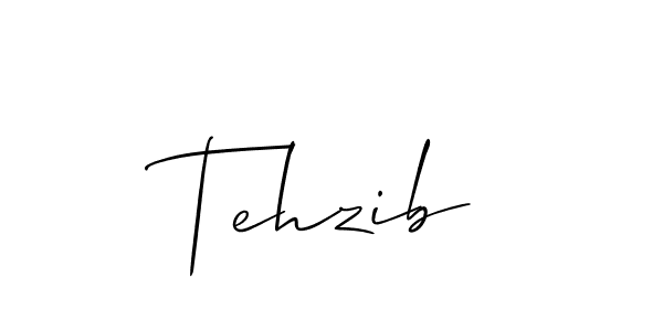 How to Draw Tehzib signature style? Allison_Script is a latest design signature styles for name Tehzib. Tehzib signature style 2 images and pictures png