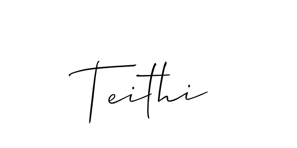 Allison_Script is a professional signature style that is perfect for those who want to add a touch of class to their signature. It is also a great choice for those who want to make their signature more unique. Get Teithi name to fancy signature for free. Teithi signature style 2 images and pictures png