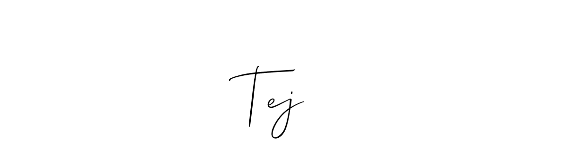 How to Draw Tejबिक signature style? Allison_Script is a latest design signature styles for name Tejबिक. Tejबिक signature style 2 images and pictures png