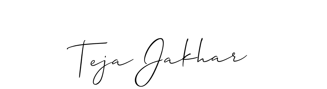 Make a beautiful signature design for name Teja Jakhar. Use this online signature maker to create a handwritten signature for free. Teja Jakhar signature style 2 images and pictures png