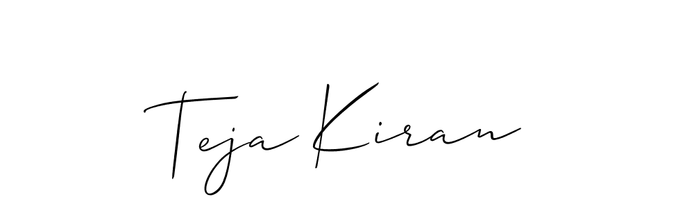 See photos of Teja Kiran official signature by Spectra . Check more albums & portfolios. Read reviews & check more about Allison_Script font. Teja Kiran signature style 2 images and pictures png