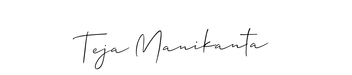 You can use this online signature creator to create a handwritten signature for the name Teja Manikanta. This is the best online autograph maker. Teja Manikanta signature style 2 images and pictures png