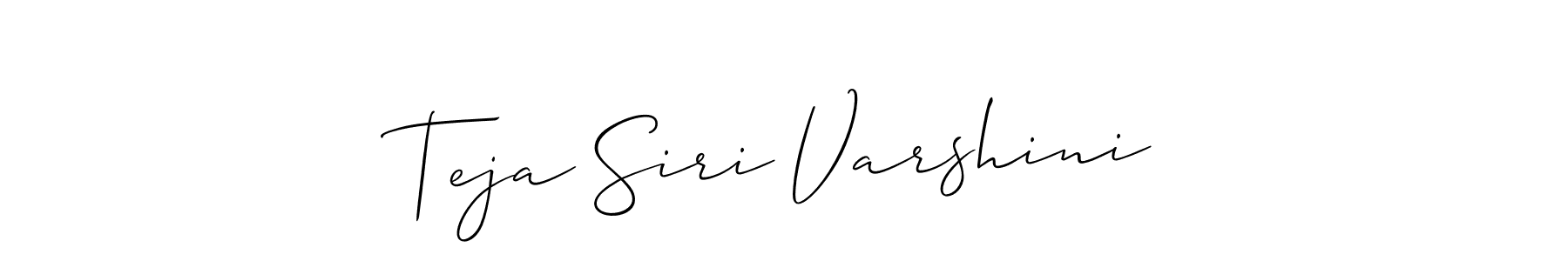 Once you've used our free online signature maker to create your best signature Allison_Script style, it's time to enjoy all of the benefits that Teja Siri Varshini name signing documents. Teja Siri Varshini signature style 2 images and pictures png