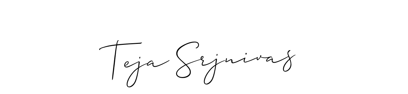 You can use this online signature creator to create a handwritten signature for the name Teja Srjnivas. This is the best online autograph maker. Teja Srjnivas signature style 2 images and pictures png