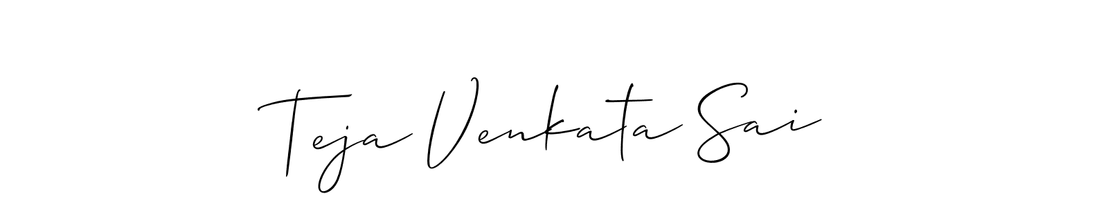 Make a beautiful signature design for name Teja Venkata Sai. Use this online signature maker to create a handwritten signature for free. Teja Venkata Sai signature style 2 images and pictures png