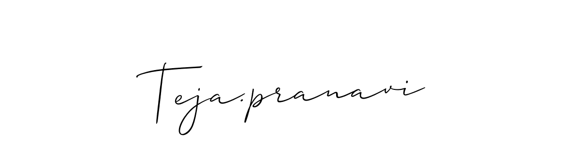 Make a beautiful signature design for name Teja.pranavi. Use this online signature maker to create a handwritten signature for free. Teja.pranavi signature style 2 images and pictures png