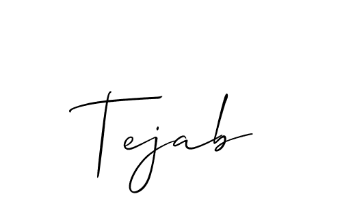 Also You can easily find your signature by using the search form. We will create Tejab name handwritten signature images for you free of cost using Allison_Script sign style. Tejab signature style 2 images and pictures png