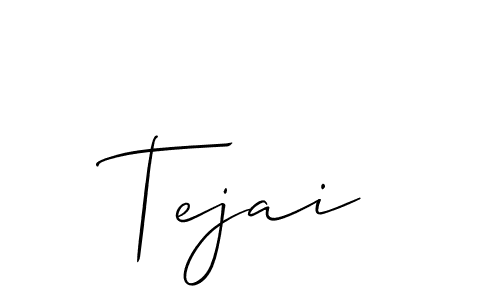 Tejai stylish signature style. Best Handwritten Sign (Allison_Script) for my name. Handwritten Signature Collection Ideas for my name Tejai. Tejai signature style 2 images and pictures png