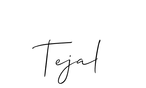 Create a beautiful signature design for name Tejal. With this signature (Allison_Script) fonts, you can make a handwritten signature for free. Tejal signature style 2 images and pictures png