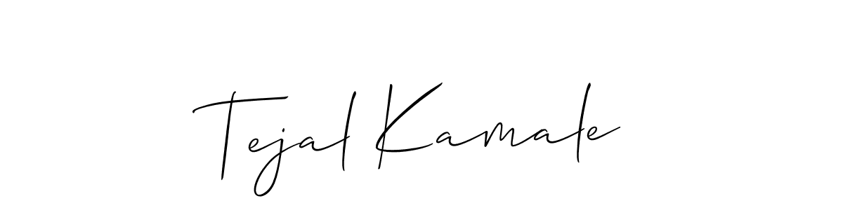 You should practise on your own different ways (Allison_Script) to write your name (Tejal Kamale) in signature. don't let someone else do it for you. Tejal Kamale signature style 2 images and pictures png