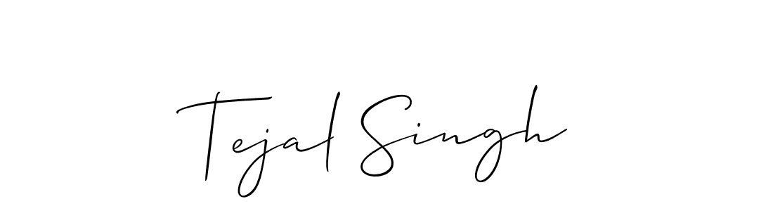 Tejal Singh stylish signature style. Best Handwritten Sign (Allison_Script) for my name. Handwritten Signature Collection Ideas for my name Tejal Singh. Tejal Singh signature style 2 images and pictures png