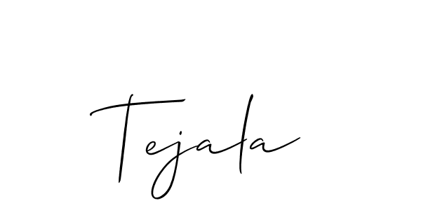 Best and Professional Signature Style for Tejala. Allison_Script Best Signature Style Collection. Tejala signature style 2 images and pictures png