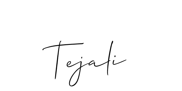 You should practise on your own different ways (Allison_Script) to write your name (Tejali) in signature. don't let someone else do it for you. Tejali signature style 2 images and pictures png