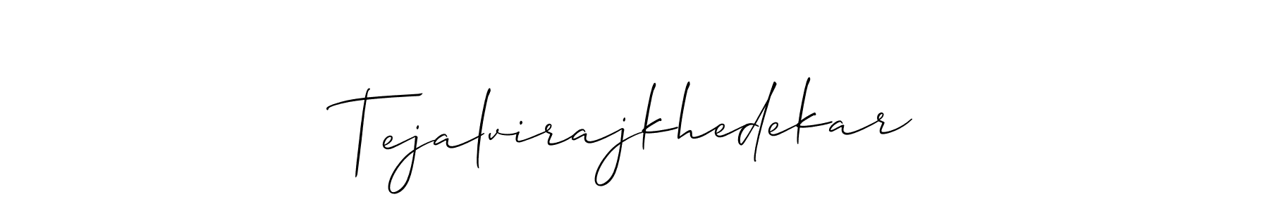 Tejalvirajkhedekar stylish signature style. Best Handwritten Sign (Allison_Script) for my name. Handwritten Signature Collection Ideas for my name Tejalvirajkhedekar. Tejalvirajkhedekar signature style 2 images and pictures png