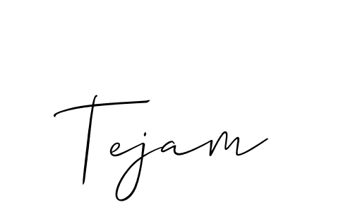 Also You can easily find your signature by using the search form. We will create Tejam name handwritten signature images for you free of cost using Allison_Script sign style. Tejam signature style 2 images and pictures png