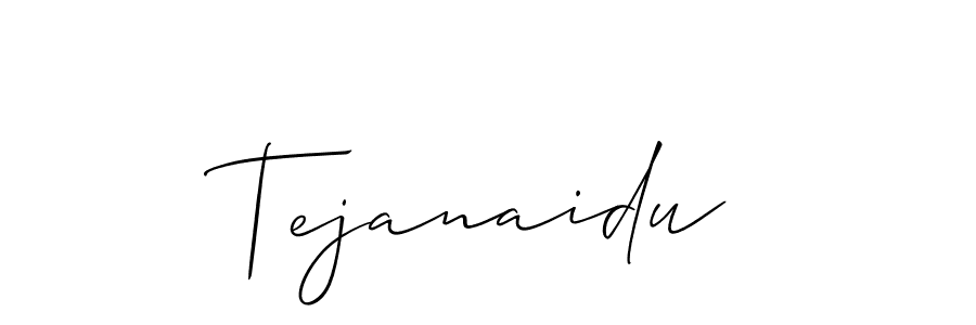 It looks lik you need a new signature style for name Tejanaidu. Design unique handwritten (Allison_Script) signature with our free signature maker in just a few clicks. Tejanaidu signature style 2 images and pictures png