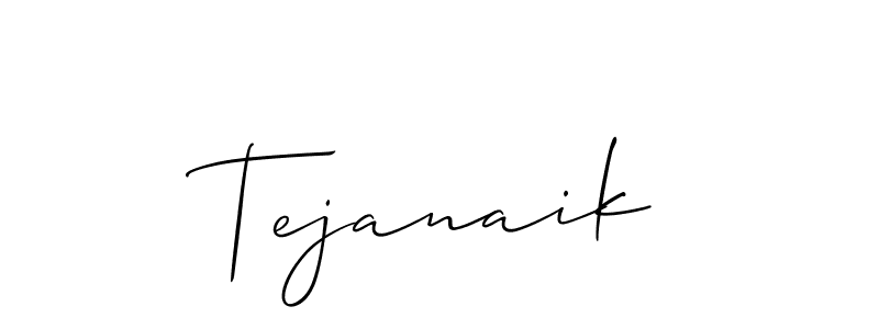 Similarly Allison_Script is the best handwritten signature design. Signature creator online .You can use it as an online autograph creator for name Tejanaik. Tejanaik signature style 2 images and pictures png