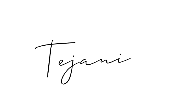 Make a short Tejani signature style. Manage your documents anywhere anytime using Allison_Script. Create and add eSignatures, submit forms, share and send files easily. Tejani signature style 2 images and pictures png