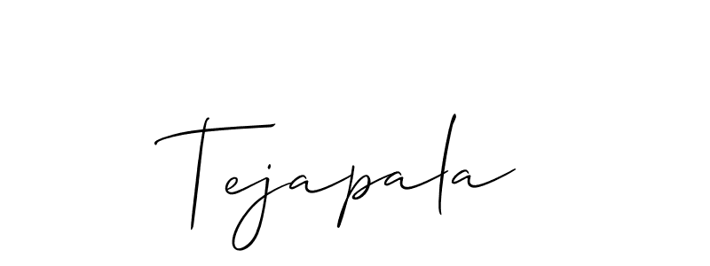 Similarly Allison_Script is the best handwritten signature design. Signature creator online .You can use it as an online autograph creator for name Tejapala. Tejapala signature style 2 images and pictures png