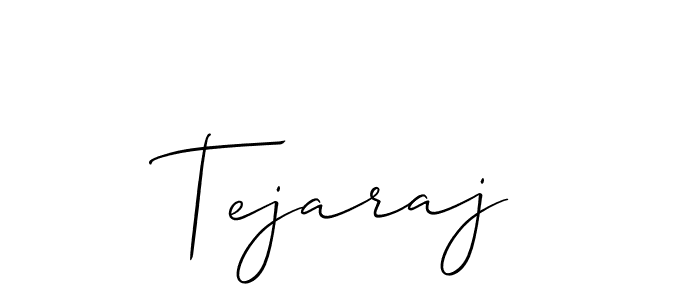 Also we have Tejaraj name is the best signature style. Create professional handwritten signature collection using Allison_Script autograph style. Tejaraj signature style 2 images and pictures png