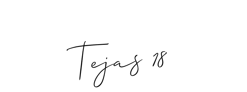 Make a beautiful signature design for name Tejas 18. Use this online signature maker to create a handwritten signature for free. Tejas 18 signature style 2 images and pictures png