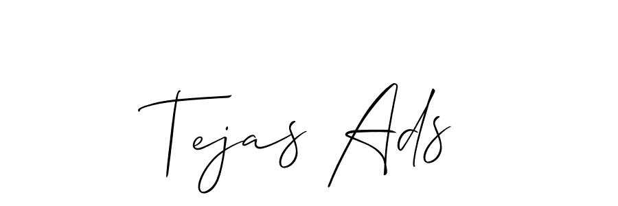 How to make Tejas Ads signature? Allison_Script is a professional autograph style. Create handwritten signature for Tejas Ads name. Tejas Ads signature style 2 images and pictures png