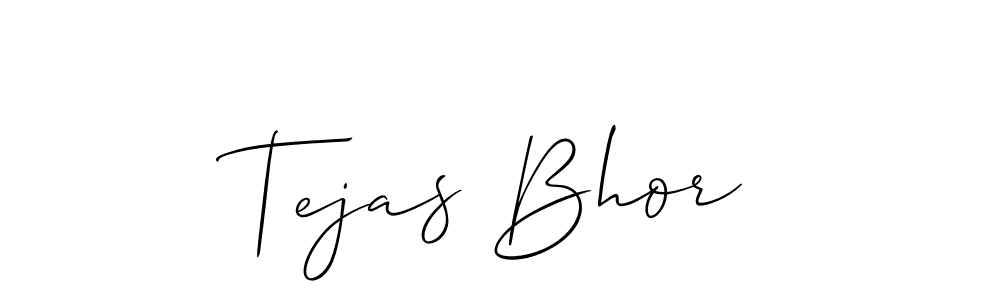 It looks lik you need a new signature style for name Tejas Bhor. Design unique handwritten (Allison_Script) signature with our free signature maker in just a few clicks. Tejas Bhor signature style 2 images and pictures png