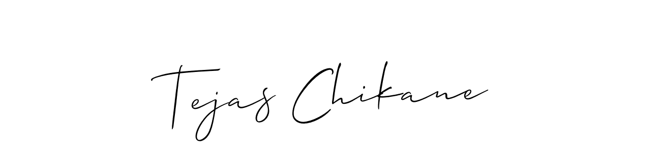 Make a short Tejas Chikane signature style. Manage your documents anywhere anytime using Allison_Script. Create and add eSignatures, submit forms, share and send files easily. Tejas Chikane signature style 2 images and pictures png