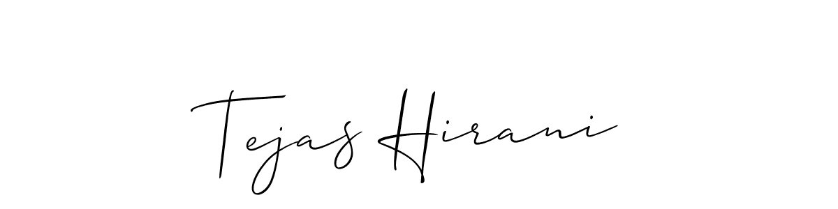 Best and Professional Signature Style for Tejas Hirani. Allison_Script Best Signature Style Collection. Tejas Hirani signature style 2 images and pictures png