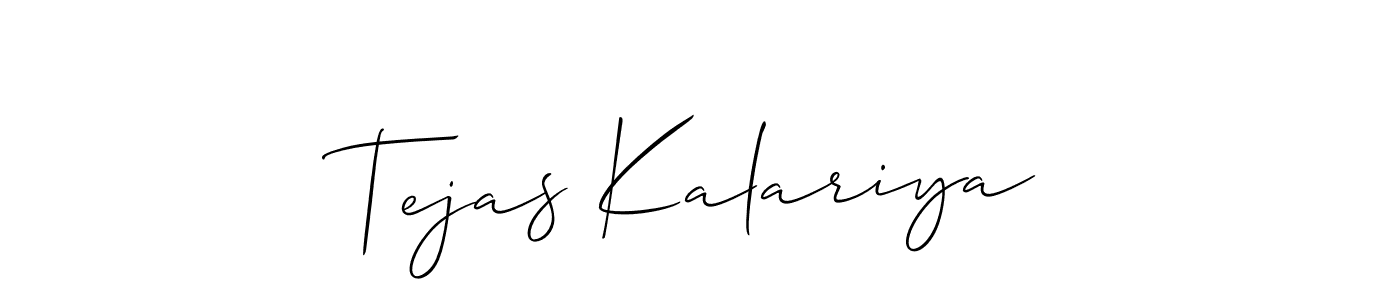 This is the best signature style for the Tejas Kalariya name. Also you like these signature font (Allison_Script). Mix name signature. Tejas Kalariya signature style 2 images and pictures png